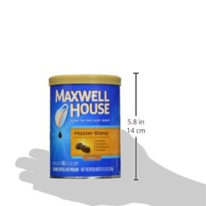 Maxwell House Master Blend Light Roast Ground Coffee (11.5 oz Canister)