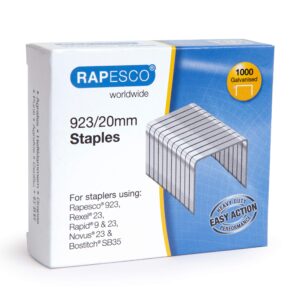 rapesco staples - 923/20mm (box of 1,000)