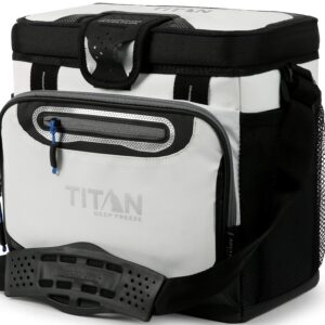 Arctic Zone Titan Deep Freeze 16 Can Zipperless Cooler, White