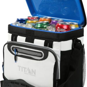 Arctic Zone Titan Deep Freeze 16 Can Zipperless Cooler, White