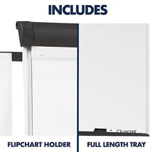 Quartet Easel, Magnetic Whiteboard/Flipchart, 3' x 2', Compass Mobile Presentation, Graphite Frame (ECM32EU)