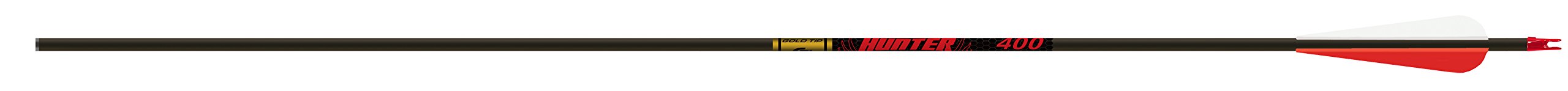 Gold Tip Hunter 500 Arrows with 4-Inch Vanes (1-Dozen)