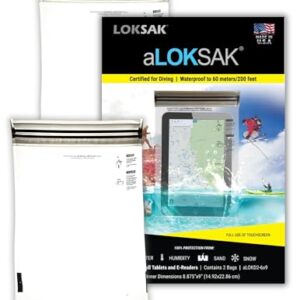 aLoksak Dry Waterproofing Bag 6 x 9 inches (2PK)