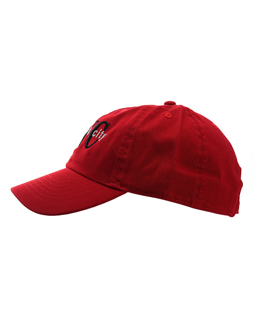 NYFASHION101 Unisex NYC New York City Embroidered Adjustable Low Profile Cap, NY02, Red