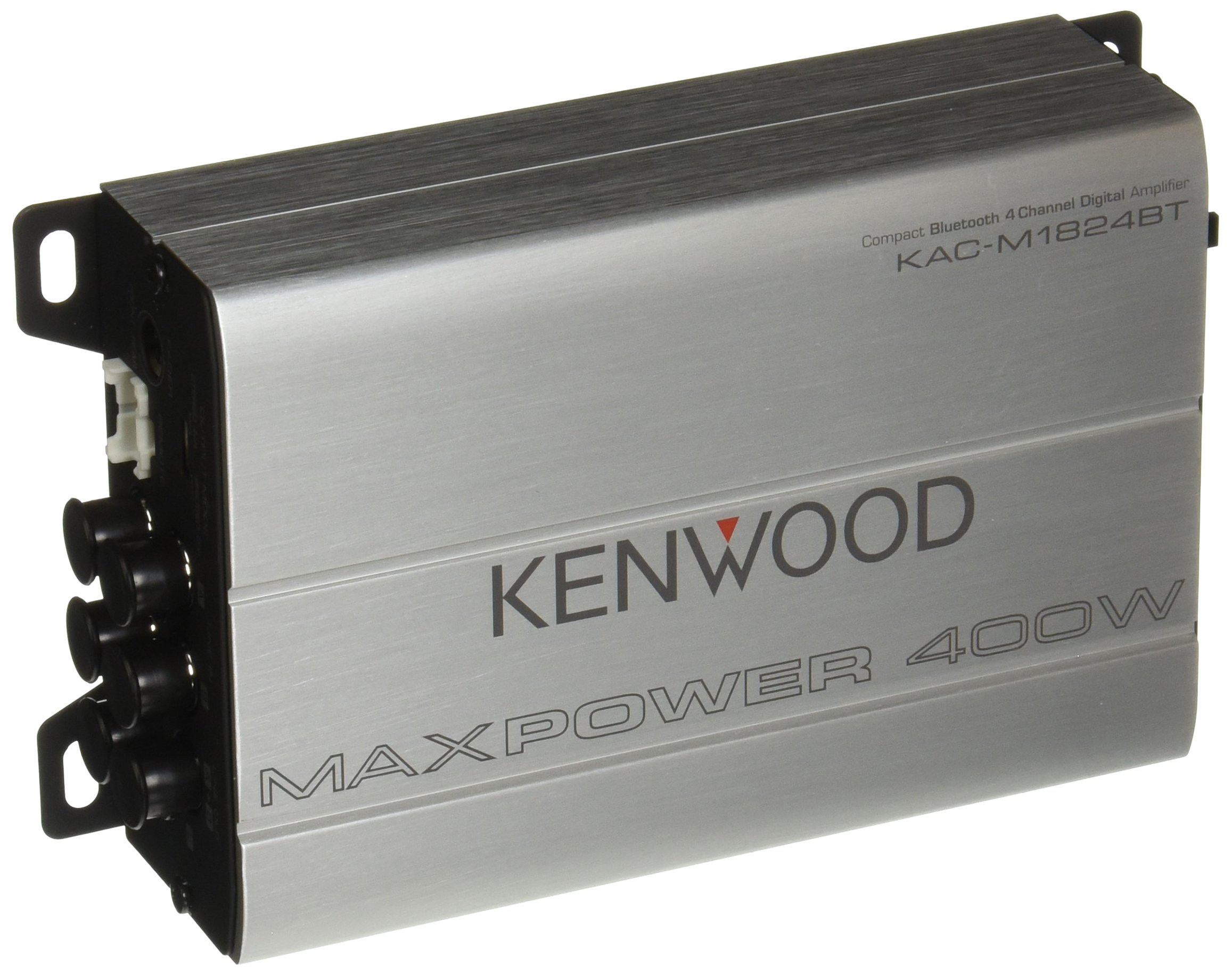 Kenwood 1177524 Compact Automotive/Marine Amplifier Class D Kac-M1824BT, 180W RMS, 400W PMPO, 4 Channel