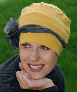 Headcovers Unlimited 100% Cotton Three Seam Turban | Chemo Turbans for Cancer Patients Black