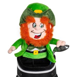 daphne’s leprechaun driver headcover | premium driver headcovers | funny golf club covers | stylish protection for your clubs | men's golf gear | driver headcover for men and women