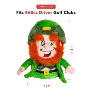 Daphne’s Leprechaun Driver Headcover | Premium Driver Headcovers | Funny Golf Club Covers | Stylish Protection for Your Clubs | Men's Golf Gear | Driver Headcover for Men and Women