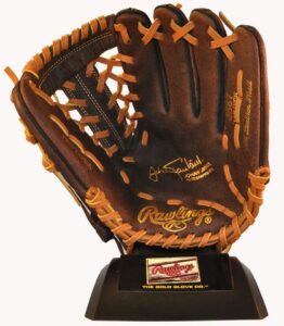 baseball glove by rawlings johan santana signature series