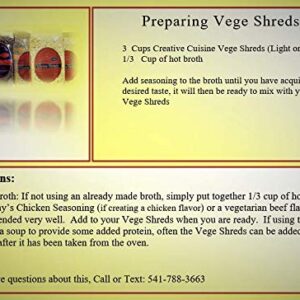 Vege Shreds Dark, Veggie Shreds, Veggie Meat (7 ounce package)