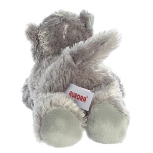 Aurora® Adorable Mini Flopsie™ Howie™ Stuffed Animal - Playful Ease - Timeless Companions - Gray 8 Inches