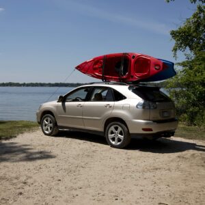 Attwood 11441-4 Kayak J-Style Roof Rack Carrier Kit, One Size