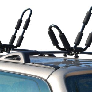 Attwood 11441-4 Kayak J-Style Roof Rack Carrier Kit, One Size