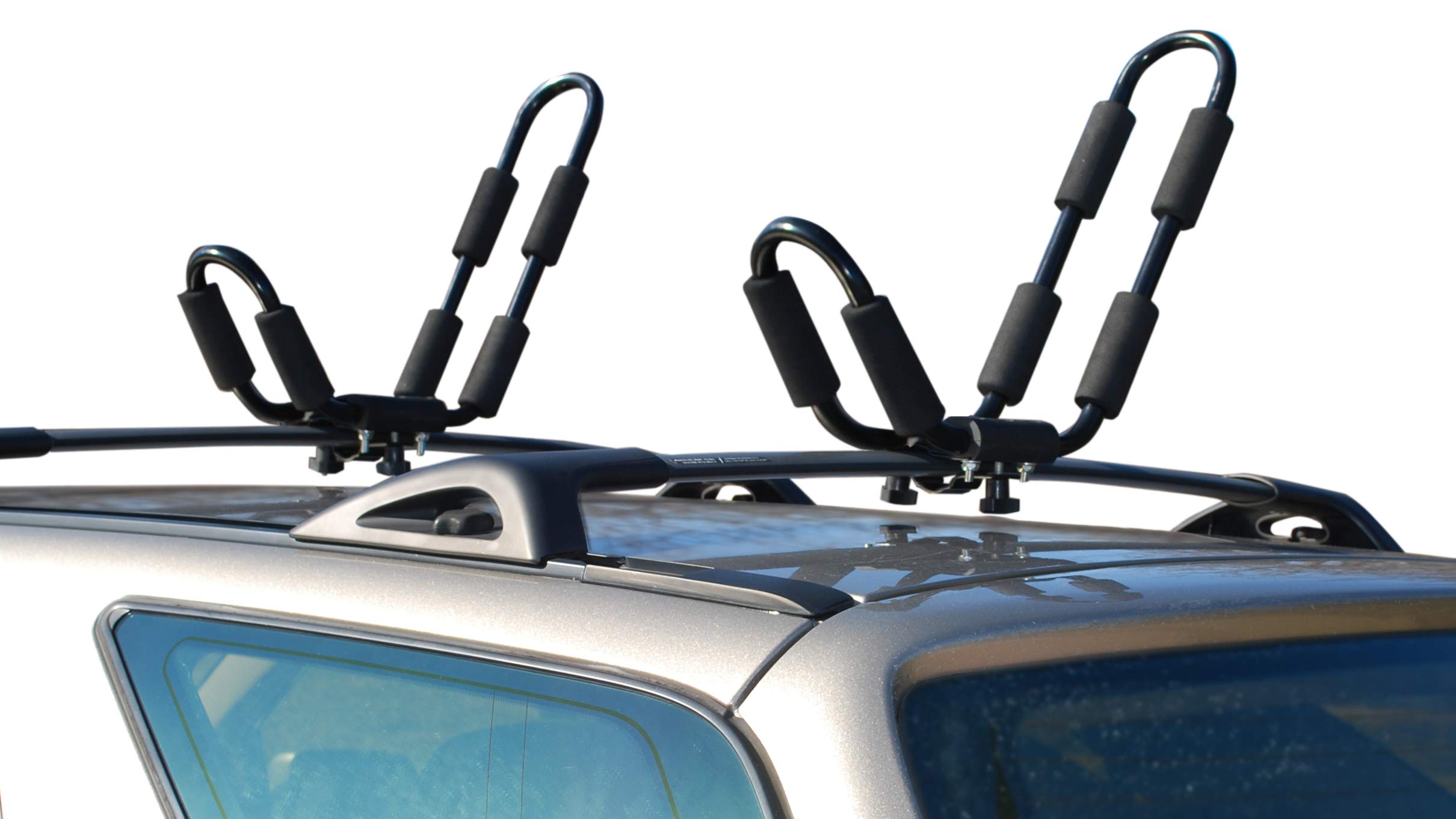 Attwood 11441-4 Kayak J-Style Roof Rack Carrier Kit, One Size