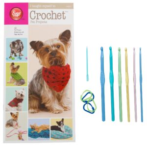 Boye Learn to Crochet Pet Clothing and Accessories Pattern Kit, 8 Projects