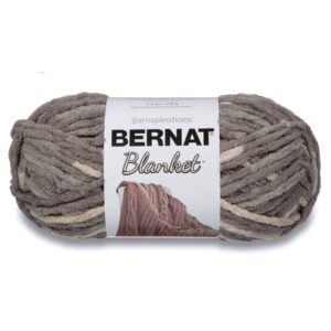 Bernat Blanket Yarn, 5.3 oz, Silver Steel, 1 Ball