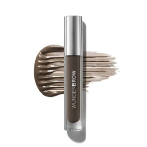 wunderbrow waterproof eyebrow gel, black/brown, vegan and cruelty-free