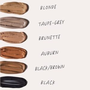 WUNDERBROW Waterproof Eyebrow Gel, Black/Brown, Vegan and Cruelty-Free