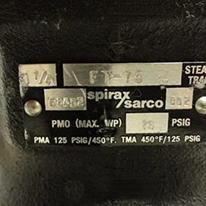 Spirax Sarco FT-75; Cast Iron Float; 1-1/4" NPT; 75 PSIG