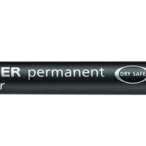 Staedtler Mars Fiber Tip Marker Permanent, Superfine, Black, Pack of 10 (STD3139)