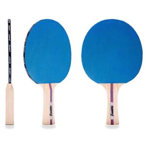 Franklin Sports Ping Pong Paddle Set with Balls - 2 Player Table Tennis Paddle Kit with (2) Paddles + (3) Balls Included - Red + Blue