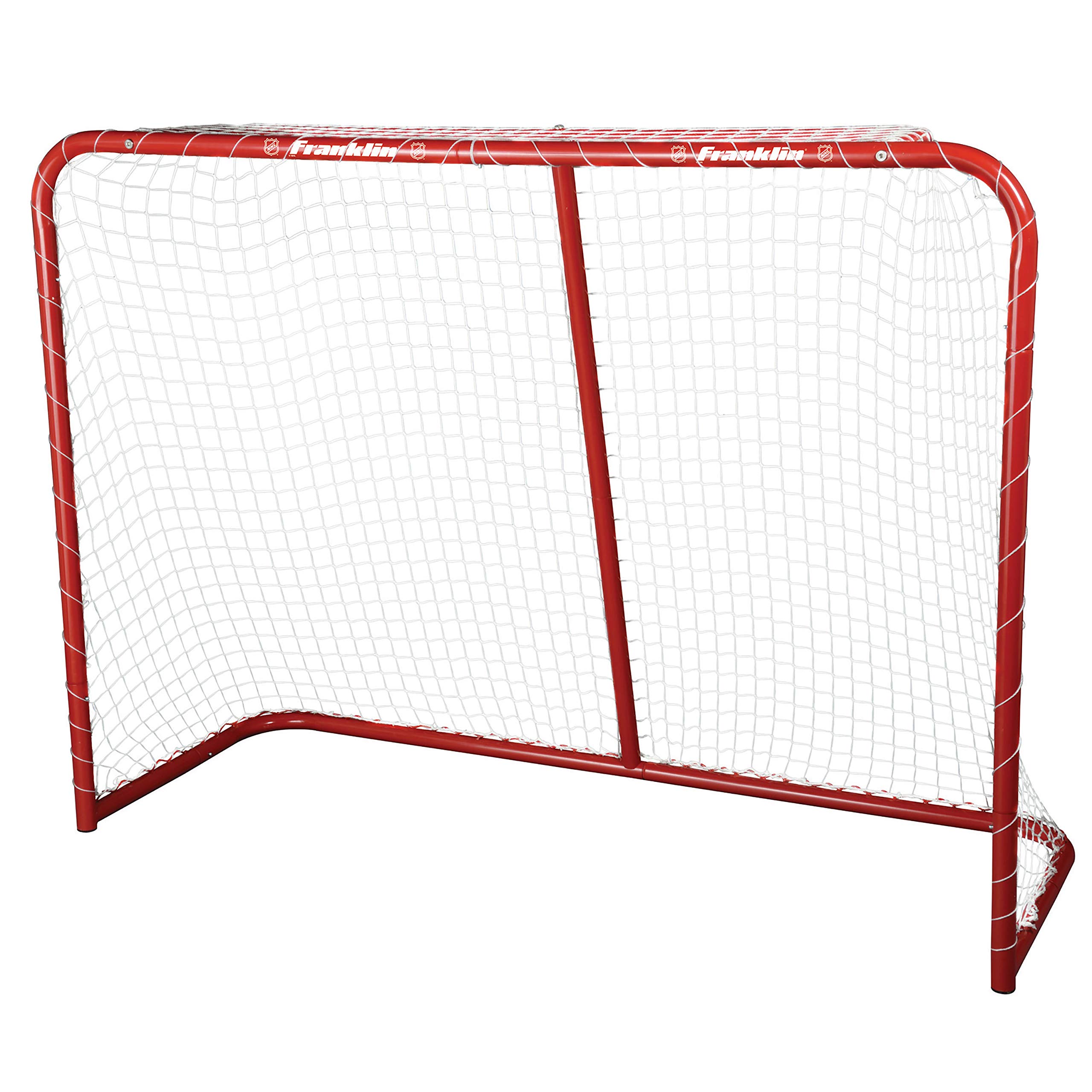 Franklin Sports Youth Street Hockey Net - Indoor + Outdoor Steel Hockey Goal for Kids Roller + Street Hockey - Portable Junior Goal - 54"