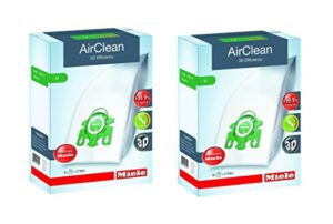 miele type u airclean filterbags, s7 upright (8 bags)