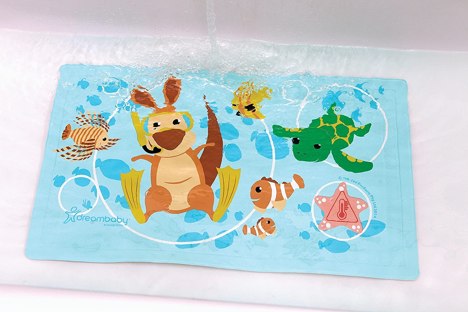 Dreambaby Anti-Slip Bath Mat with Too Hot Indicator