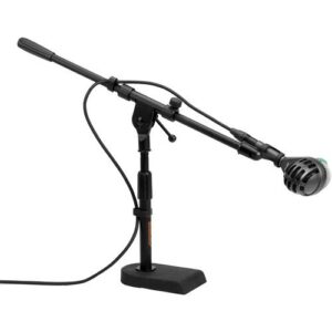 Auray MS-5340 Kick Drum/Guitar Amp Microphone Stand with Boom (Black)