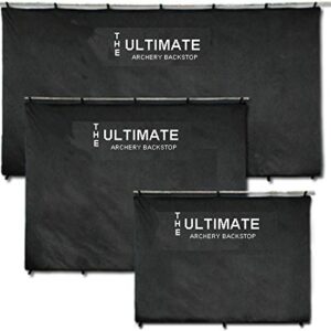 The Ultimate Archery Target BackStop Back Stop (Black, 5'x6')