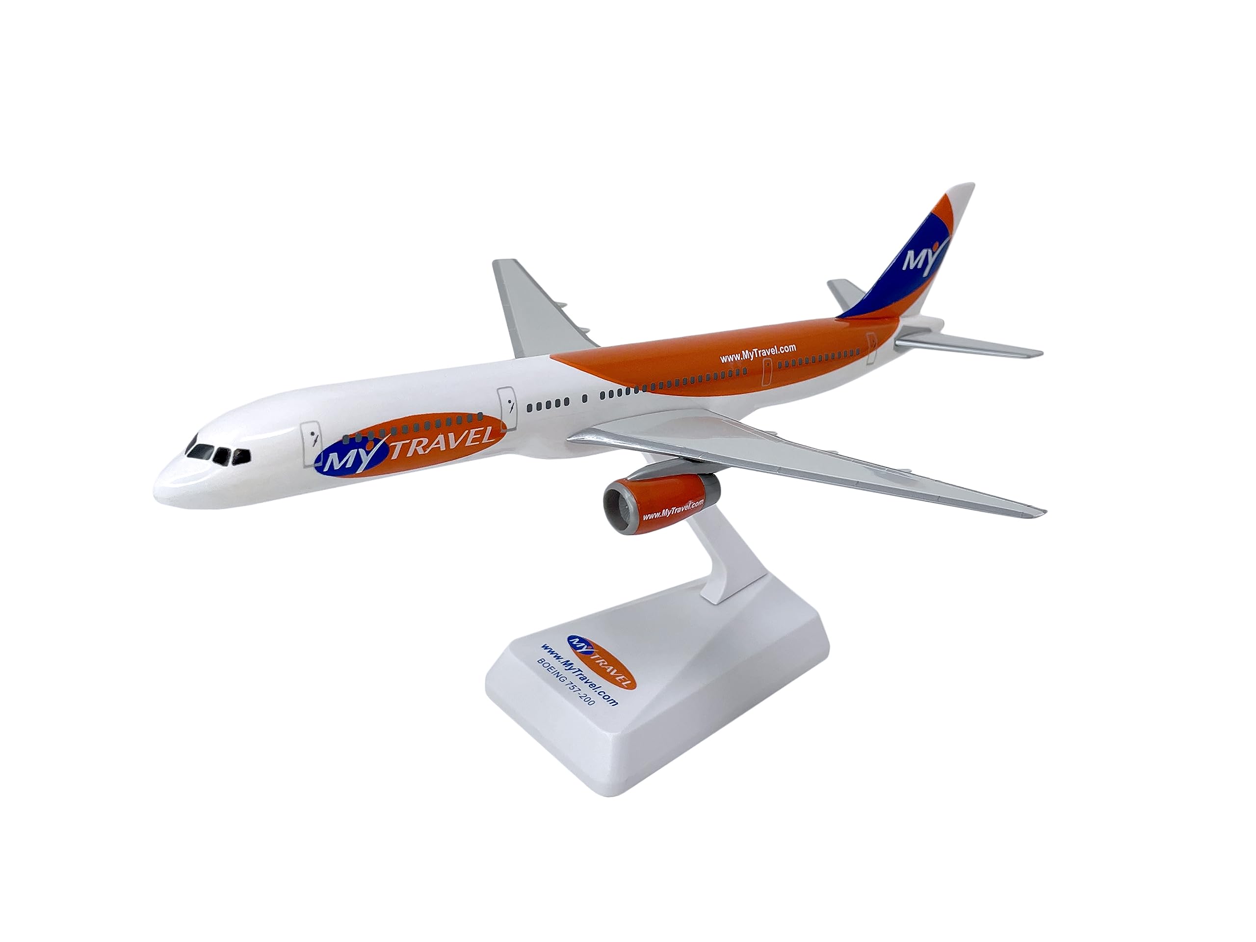 MyTravel 757-200 Airplane Miniature Model Snap Fit Kit 1:200 Part# ABO-75720H-053