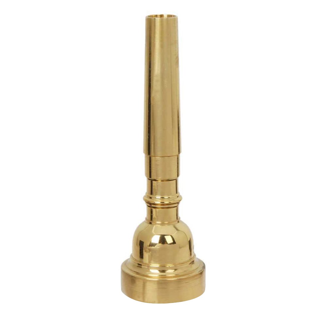 CO-RODE Gold Plated Metal Trumpet Mouthpiece,7C Golden (Musical Instruments Accessories)