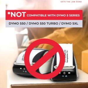 enKo Compatible Zebra 4x6 Label/Dymo Labels 1744907 (4 x 6") for Dymo Labelwriter 4XL Shipping Zebra Direct Thermal Printer (8 Rolls, 1760 Labels)