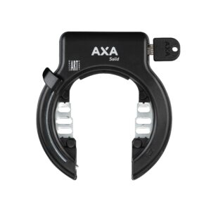 axa unisex 1 x frame lock, solid frame lock, black, 12 x 10 cm