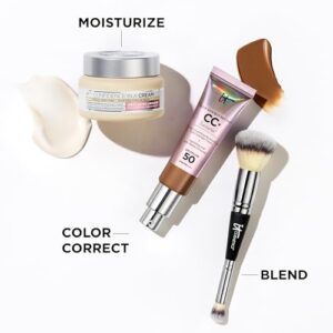 IT Cosmetics Your Skin But Better CC+ Cream Illumination - Color Correcting Cream, Full-Coverage Foundation, Hydrating Serum & SPF 50+ Sunscreen Radiant Finish 1.08 fl oz