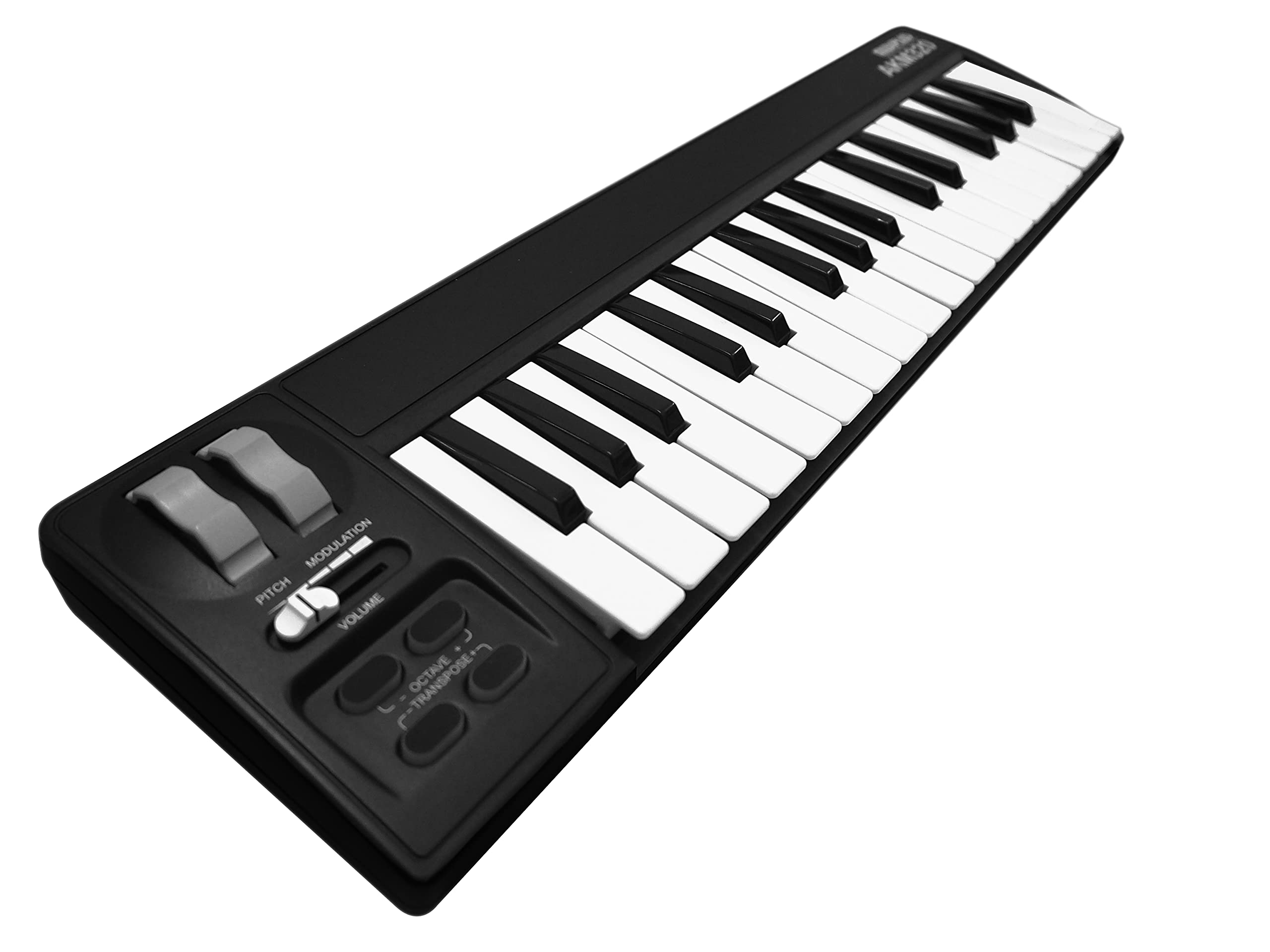 MIDIPLUS AKM320 USB MIDI Keyboard Controller, Black, 32-key