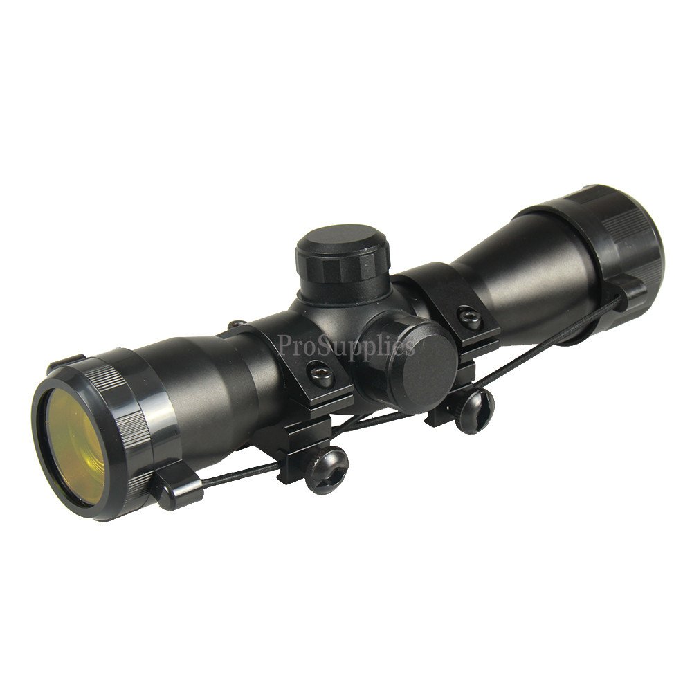 TACFUN Tactical Rangefingder Reticle Compact Scope/w Rings