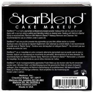 Mehron Makeup StarBlend Cake (2 oz) (Soft Beige)