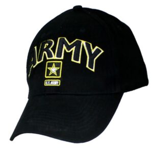 eagle crest u.s. army logo cap. black