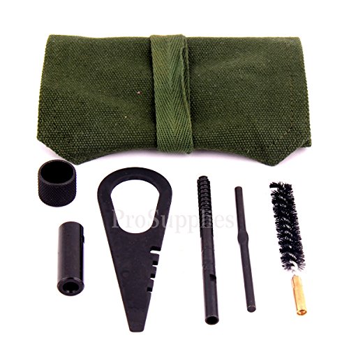 TACFUN Mosin Nagant Cleaning Kit/Cleaning Tools with Pouch LR 7.62x54R, Includes: Mosin Nagant Tool, Brush, Jag, Cleaning Rod Attachment, End Cap for Rod, Pouch