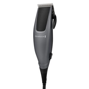 remington hc1090 home barber haircut kit, black/silver