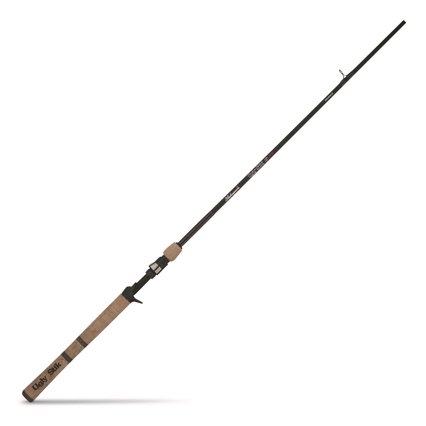 Ugly Stik 7’ Elite Casting Rod, One Piece Casting Rod, 2-6lb Line Rating, Ultra Light Rod Power, Medium Fast Action, 1/32-1/4 oz. Lure Rating