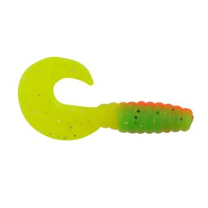 berkley powerbait power grubs soft bait - firetiger - 2in | 5cm - panfish