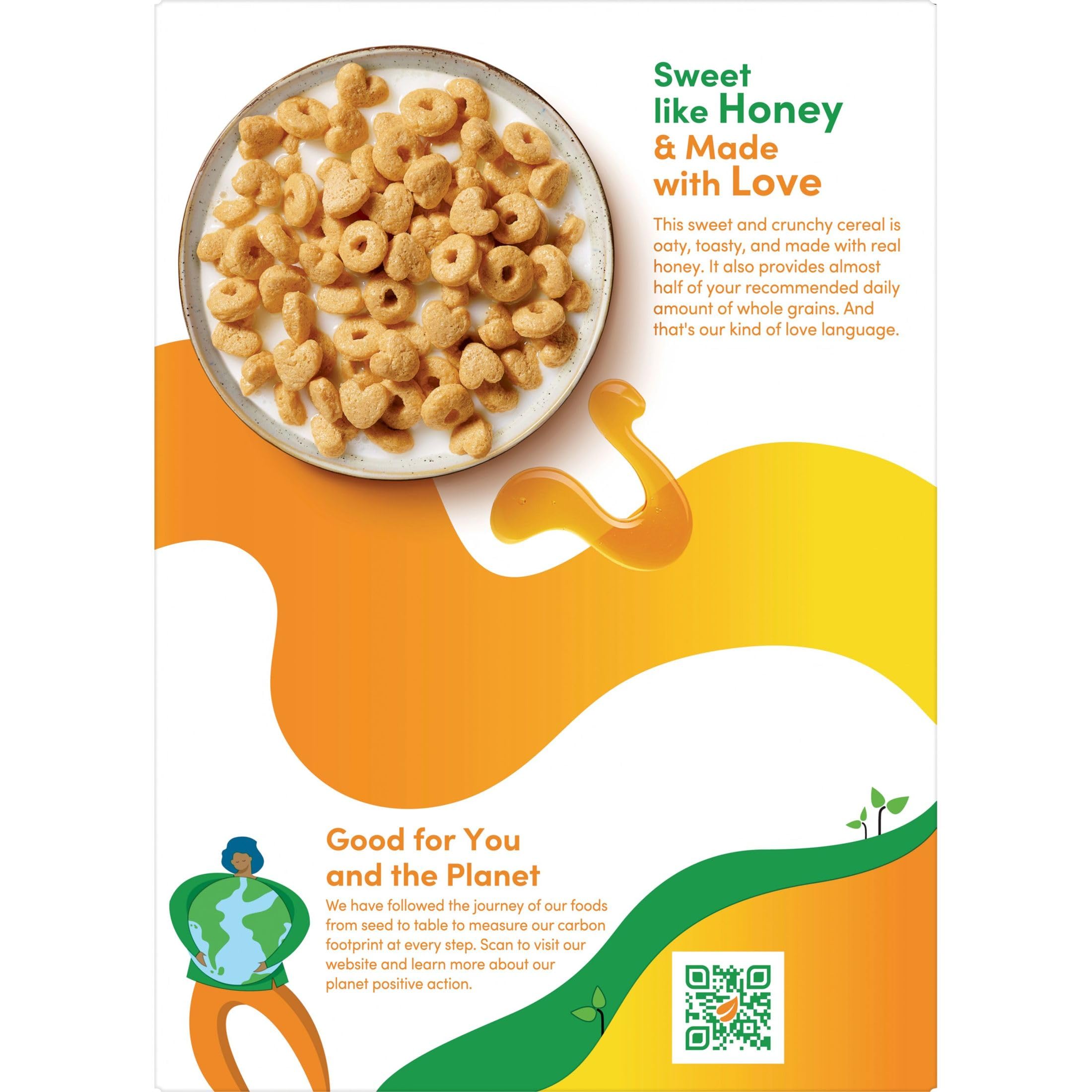 Kashi Cold Breakfast Cereal, Vegetarian, Organic Fiber Cereal, Honey Toasted, 12oz Box (1 Box)