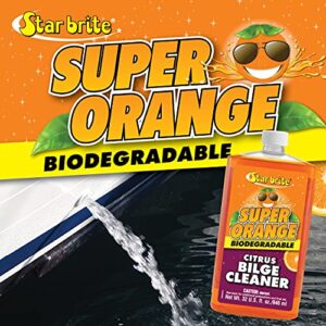 STAR BRITE Super Orange Citrus Bilge Cleaner - Emulsifies Oil & Fuel, Fresh Scent, 128oz Gallon (094400)