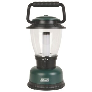 Coleman Rugged XL 700L LED Lantern, Water & Impact Resistant, with 2 Light Settings for Camping, Emergencies, Power Outages, Home Use; Powered by D-cell Batteries or CPX 6 Cartridge