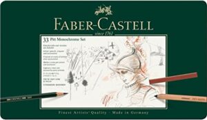 faber castell pit monochrome set, large 112977