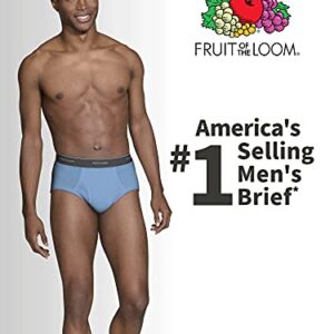 Fruit Of The Loom Mens Tag-free Cotton Briefs Underwear, 6 Pack - Assorted Colors, Large US