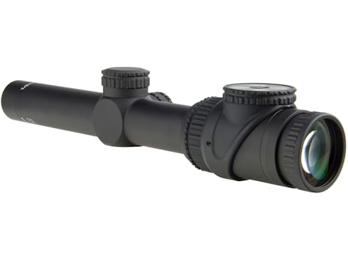 Trijicon 266978 AccuPoint 1-6x24 Riflescope with BAC Green Triangle Post Reticle, 30 mm Tube,black