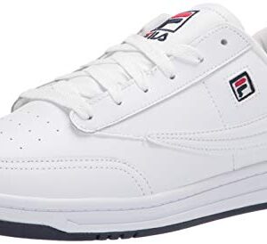 Fila mens Men's Fila Tennis 88 Sneaker, White/Navy/Red, 9.5 US